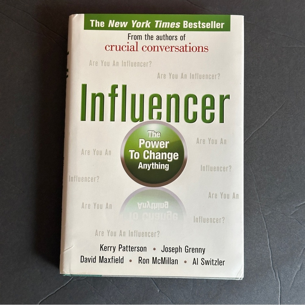 Influencer by Kerry Patterson et al. | Leadership, Motivation | Hardcover Book